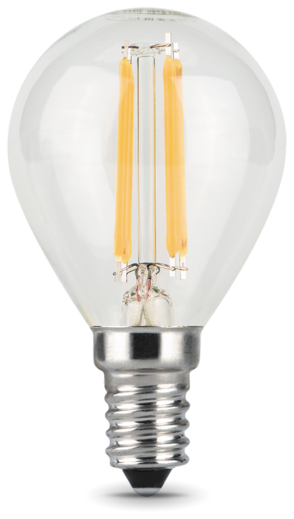 Лампа светодиодная gauss 105801209 (10шт) E14 G45