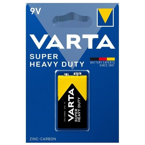 Элемент питания Varta Energy Super Heavu Duty Zinc-Carbon 9V /6LP3146 (Крона) 1 шт