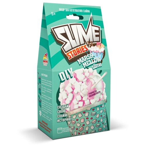 Инновации для детей Slime Stories Marshmellow, голубой