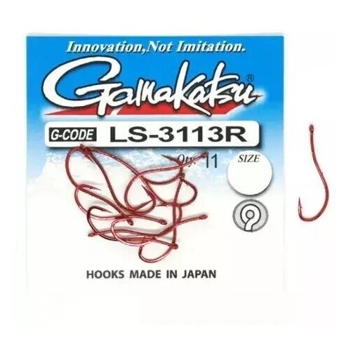 Крючок Gamakatsu Hook LS-3113R 8p n/l №01 крючок gamakatsu hook ls 5213n 09p n l nickel 01