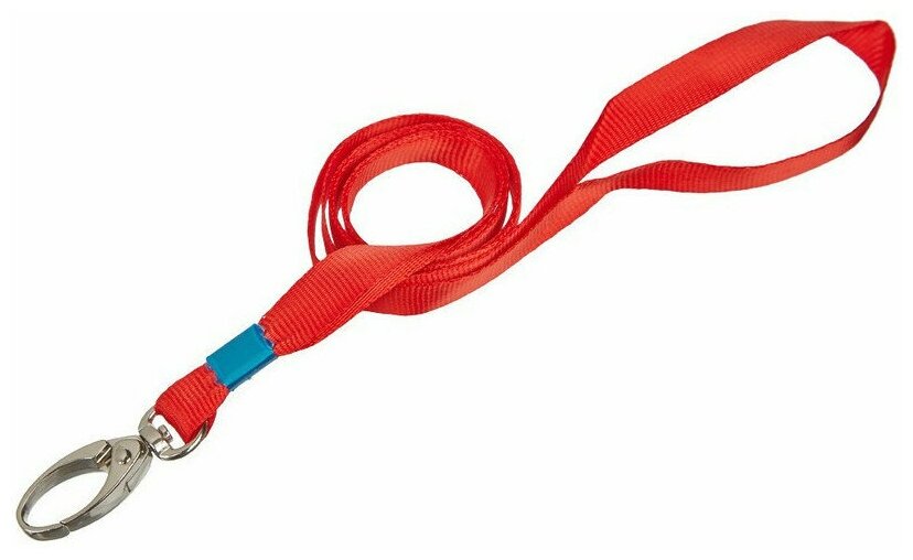 Держатель для бейджа Promega office на карабине красный K-1084 7 шт.