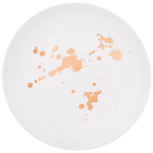 фото Тарелка закусочная lefard motion 20,5 см золотая (413-100)