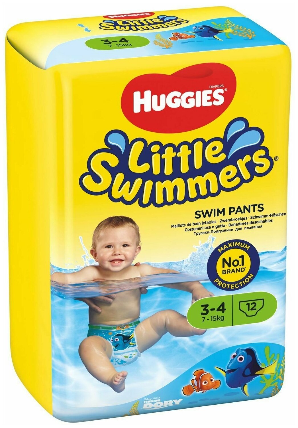 Подгузники-трусики для плавания Huggies Little Swimmers 3-4 7-15кг 12шт