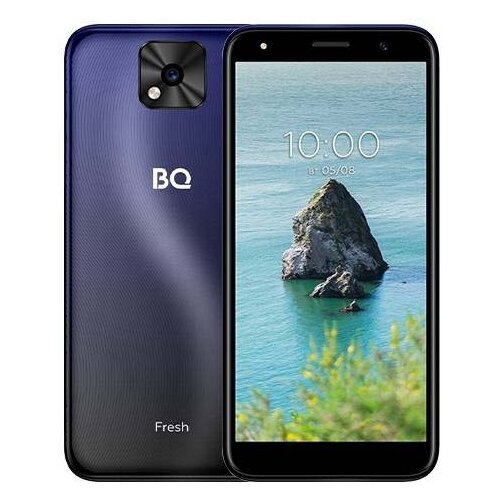 Смартфон BQ 5533G Fresh 2/16 ГБ, 2 micro SIM, темно-синий смартфон bq 5533g fresh sea wave blue