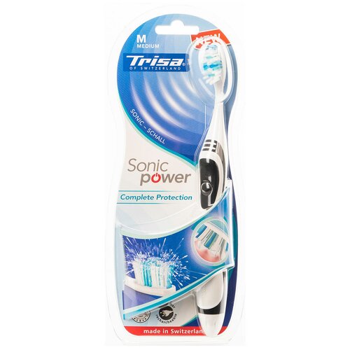 Зубная щетка Trisa Sonicpower akku 661910-Grey 279800₽