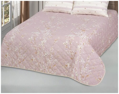 Одеяло-покрывало АртПостель Сакура, 150 х 215 см, розовый
