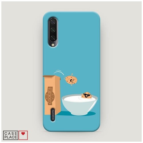 фото Чехол пластиковый xiaomi mi cc9e молочные ванны case place