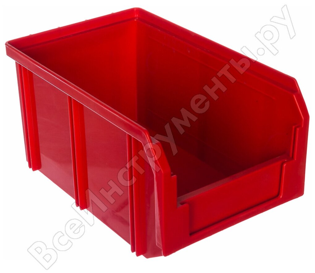 Стелла-техник Пластиковый ящик 234х149х120мм, 3,8 литра, V-2-красный