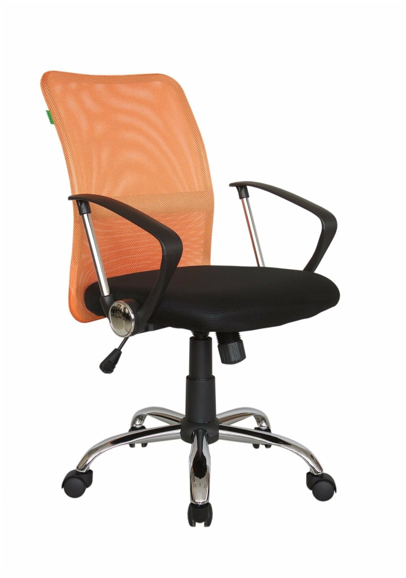 Кресло компьютерное Riva 8075 сетка ткань оранжевый