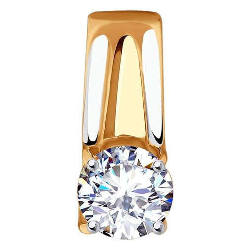 фото Sokolov подвеска из золота с фианитом swarovski 81030192