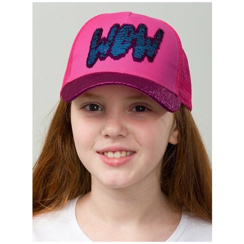 фото Бейсболка pelican, размер 52-54 см, розовый