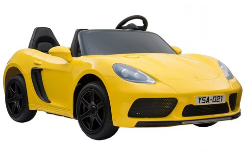 RiverToys Автомобиль Porsche Cayman T911TT, желтый