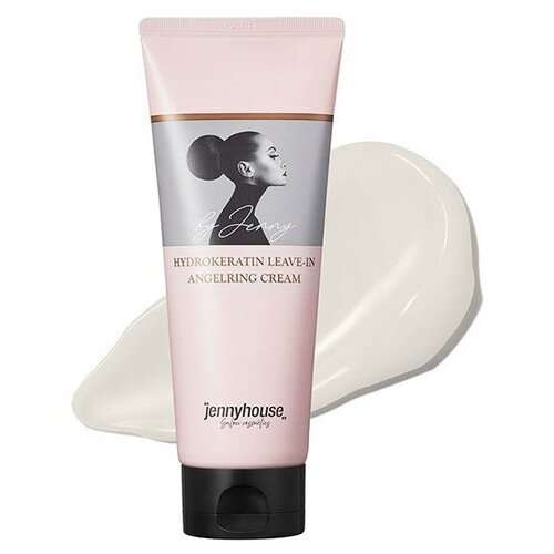 Jennyhouse Hydrokeratin Live-In Angelring Cream - Восстанавливающая несмываемая маска для волос