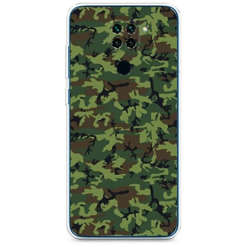 фото Силиконовый чехол "камуфляж ветки" на xiaomi redmi 10x 4g / сяоми редми 10x 4g case place