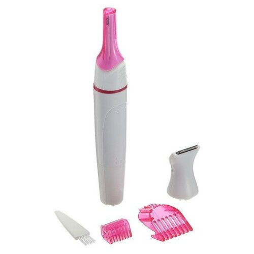 Триммер Luazon LEP-08 для телалица 2 насадки 1хAA не в комплекте бело-розовый 58000₽