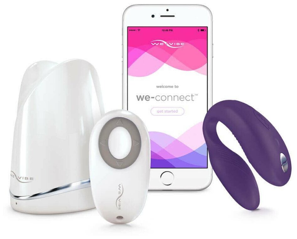 WE-VIBE Sync Вибратор для пар фиолетовый.