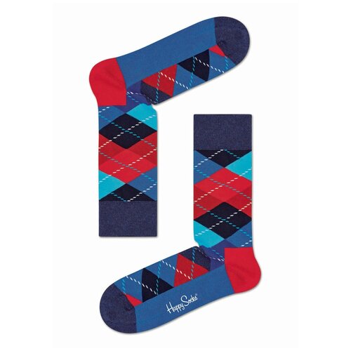 Носки Happy Socks, размер 36-40, синий, мультиколор, красный