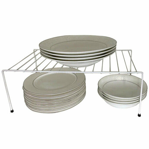 Подставка для посуды harmonia 39х20х14см для организации хранения крашеная сталь