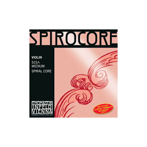 Струны для скрипки THOMASTIK S15A SPIROCORE 4/4 струны для скрипки thomastik s15a spirocore