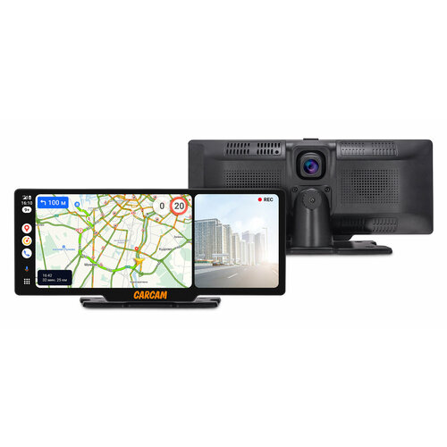 Автомобильный видеорегистратор CARCAM Carplay and Android Auto GPS Dashboard DVR A3