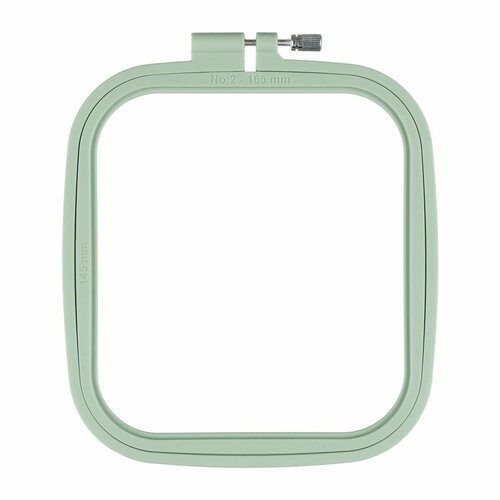 Пяльцы квадратные 14.5 х 16.5 см. с комплектом игл для вышивания (25 шт.)