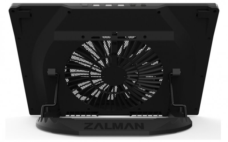 Охлаждающая подставка Zalman ZM-NS3000 Notebook Cooling Stand, Up to 17” Laptop, 200mm fan, 6 level angle adjustment (ZM-NS3000) - фото №8