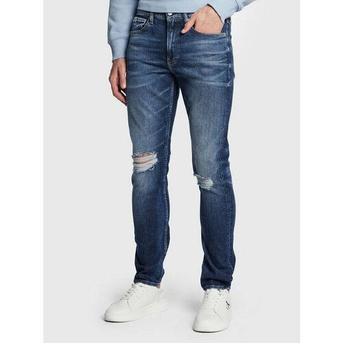 Джинсы Calvin Klein Jeans, размер 33/34 [JEANS], синий джинсы calvin klein jeans размер 33 34 синий