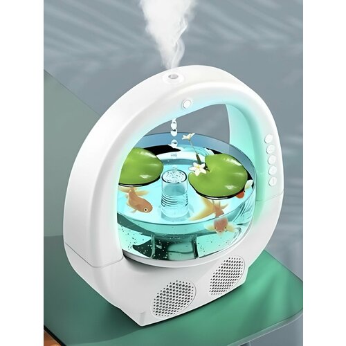 Антигравитационный увлажнитель Bluetooth динамик с подсветкой Аквариум 379900₽