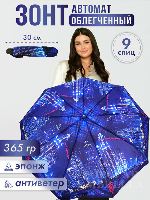 Зонт Rainbrella, синий, красный