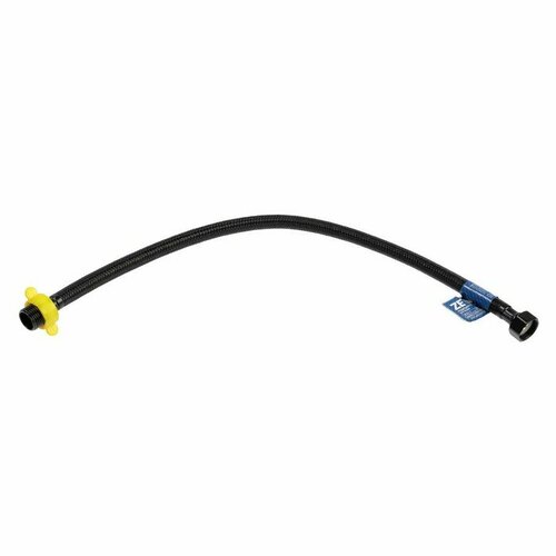 Подводка гибкая для воды ZEIN engr нейлон 12 гайка-штуцер 50 см с ключом черная 394₽