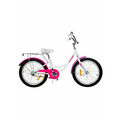Велосипед детский подростковый ACID G 210 20 рама 11 2024 года бело-розовый 12939₽
