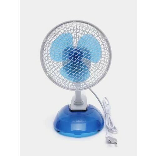 Вентилятор настольный Oasis VP-15WB 500 м3ч 15 Вт 2 скорости механизм осевой цвет белыйголубой 117000₽