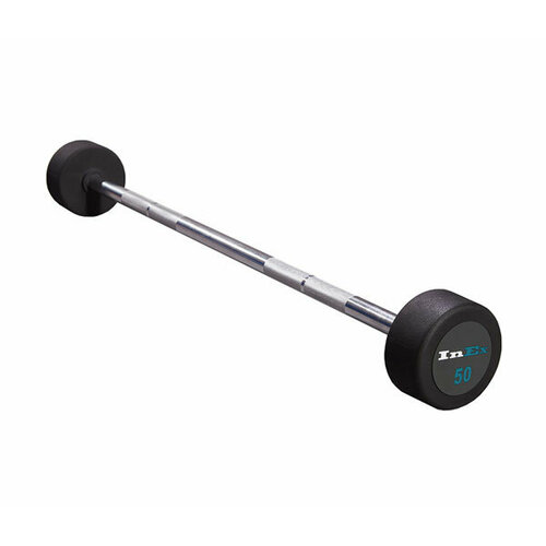 Inex Набор фиксированных штанг INEX GMAX Rubber Fixed Barbells (черные обрезиненные), 10-55 кг, 10 штук,