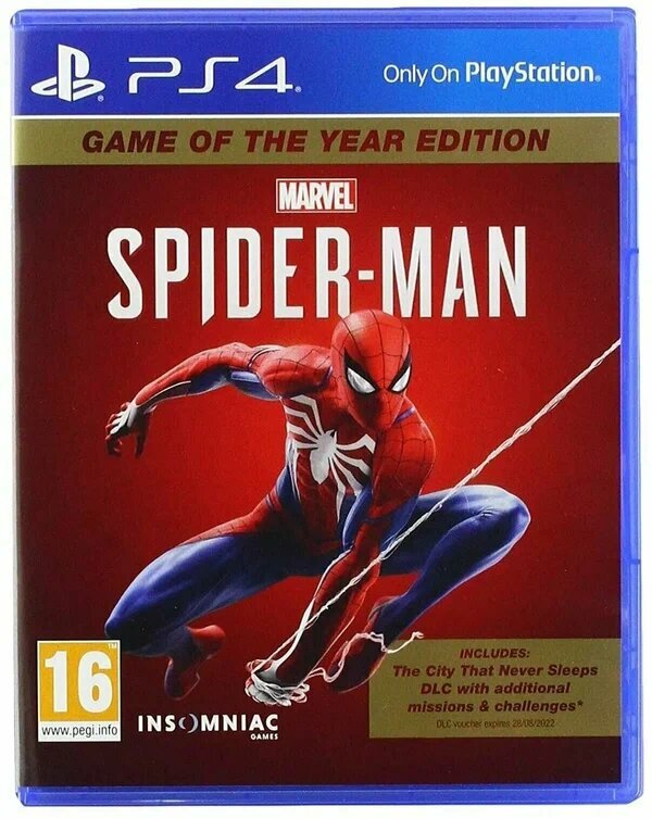 Дополнение Spider-Man, 2018 Game of the Year Edition для PlayStation 4