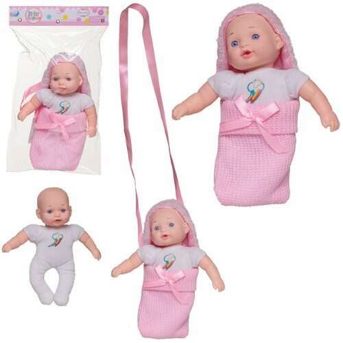 Игровой набор ABtoys Baby Ardana Пупс 23 см в розовой сумочке WJ-B5070/розовая куклы и одежда для кукол abtoys пупс baby ardana 23 см