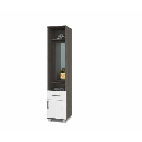 Модерн Прихожая 400 с зеркалом Кана К71 Анкор темныйАнкор светлый 9196₽