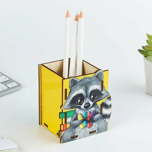 Органайзер для канцелярии Милый енотик размер в собранном виде 75 х 65 х 94 см 316₽