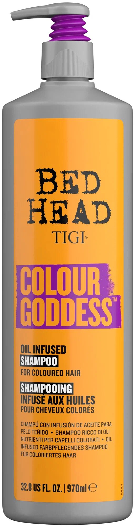 TIGI Bed Head Colour Goddess Shampoo - Шампунь для окрашенных волос 970 мл — фото 1