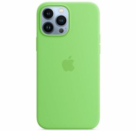 Силиконовый чехол (Silicone case) для iPhone 12 / 12 Pro зеленый