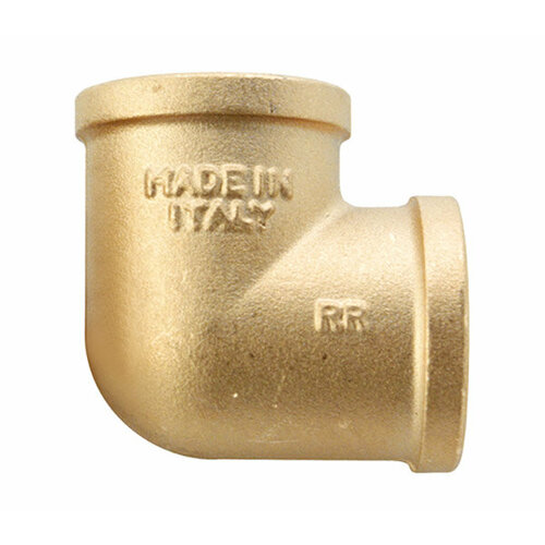 Уголок REMER из желтой латуни резьба внутренняявнутренняя 12 338₽