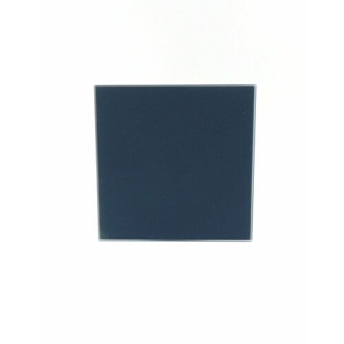 Лицевая панель для вентилятора SYSTEM+, Серия GORIZONT, Ø100, стекло черный матовый