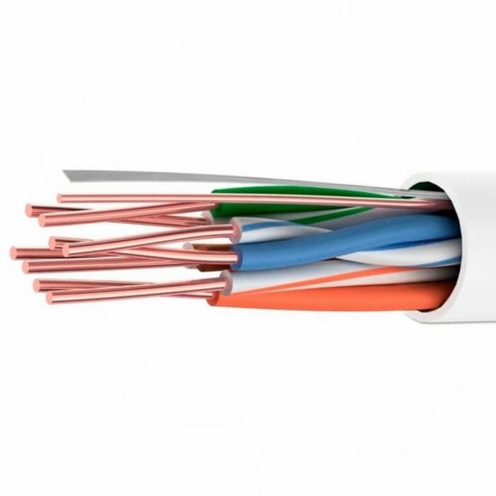 Кабель UTP категория 5е внутренняя UTP 4PR 24AWG (Cu) CAT5E PVC INDOOR