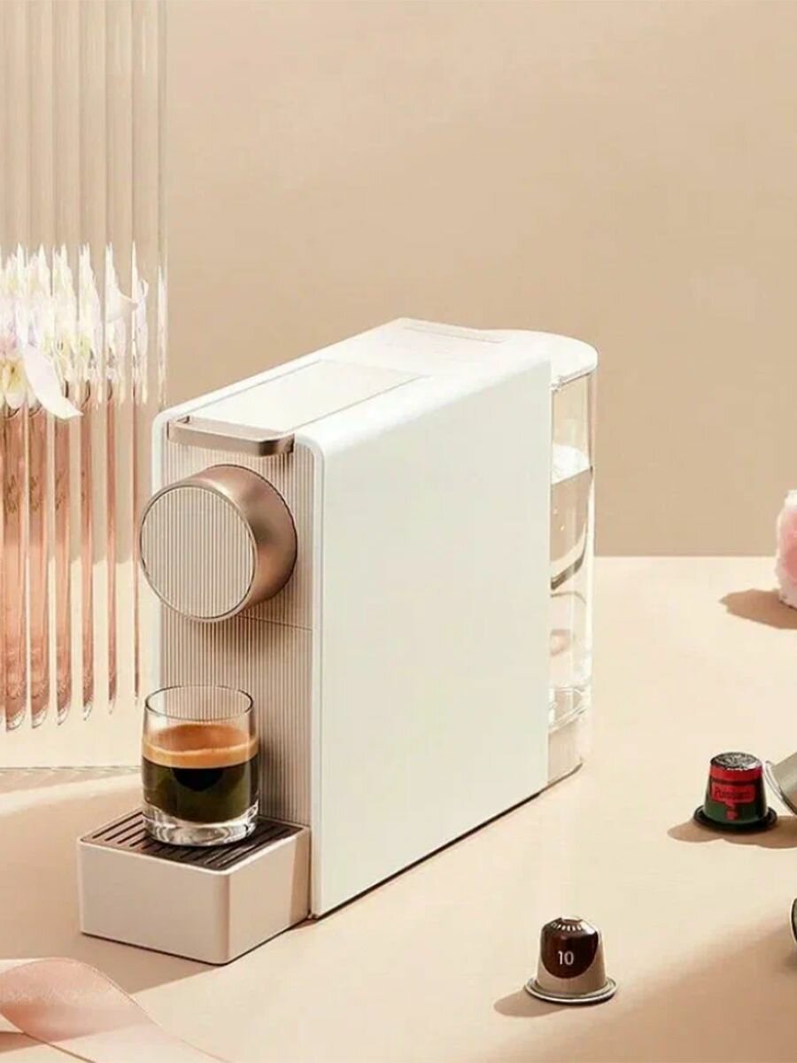 Кофемашина Xiaomi Scishare Capsule Coffee Machine Mini S1201 Gold - фотография № 9