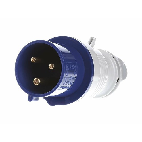Вилка СЕЕ 32А 3р 6ч 230 В 50 60 Гц синяя 230306 Walther 4015609013364 6936₽