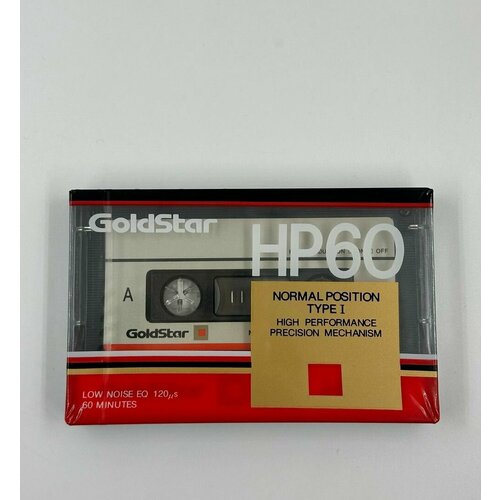 Кассета Аудио COLDSTAR HP-60 в Запечатанной Упаковке Винтаж 1690₽