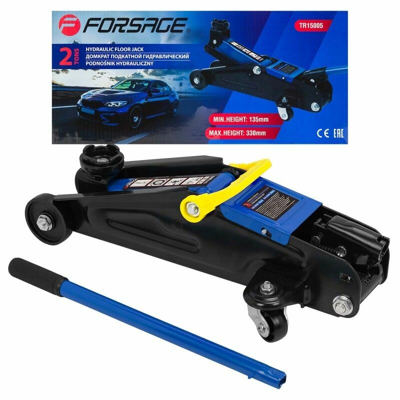 Домкрат подкатной гидравлический 2т Forsage F-TR15005