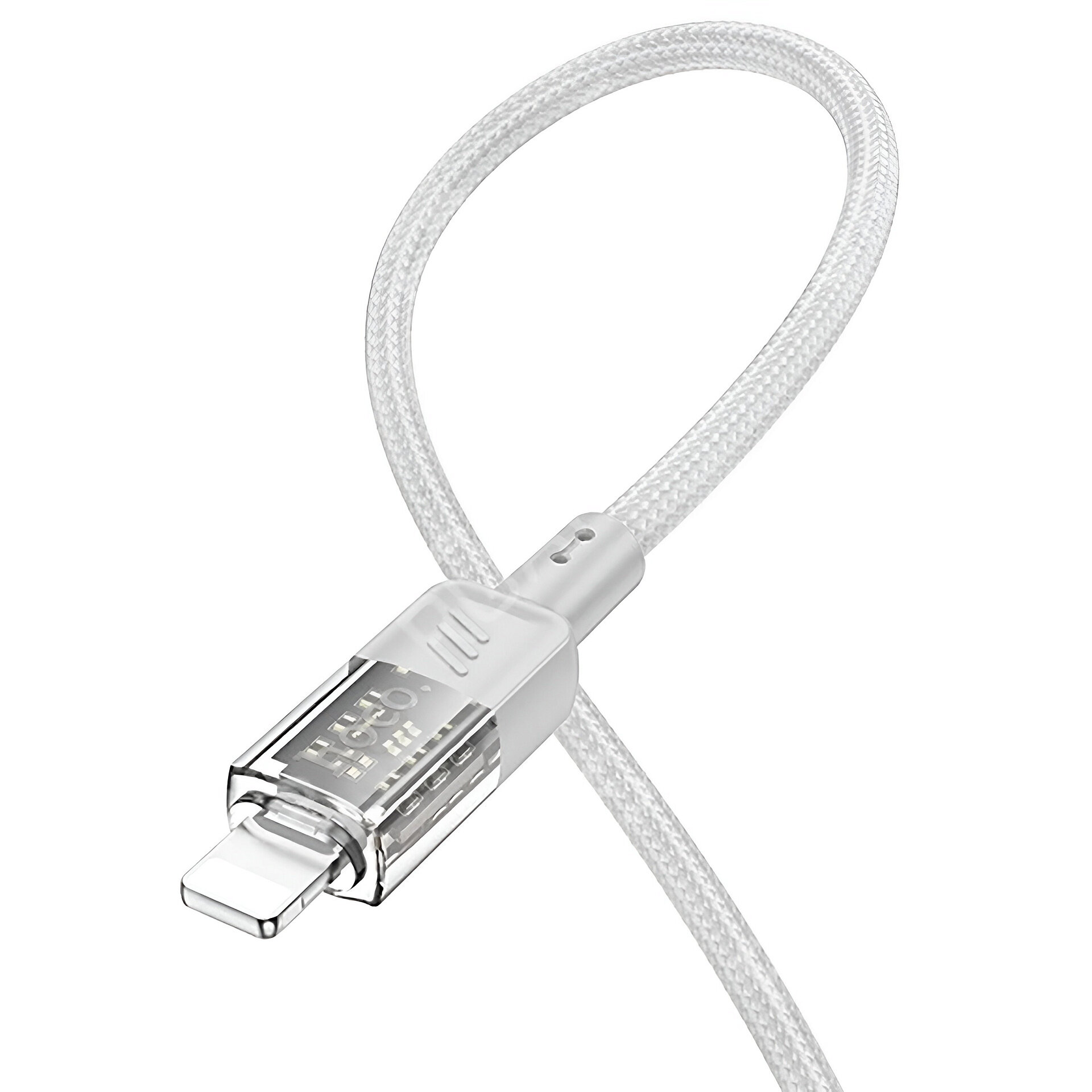 Кабель USB для iPhone Lightning 8 pin (1,2м) U129 Spirit серый