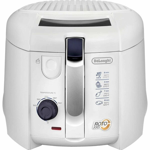 фритюрница delonghi delonghi roto fry f 28211 fryer white Фритюрница DeLonghi DeLonghi Roto Fry F 28211, Fryer (White)