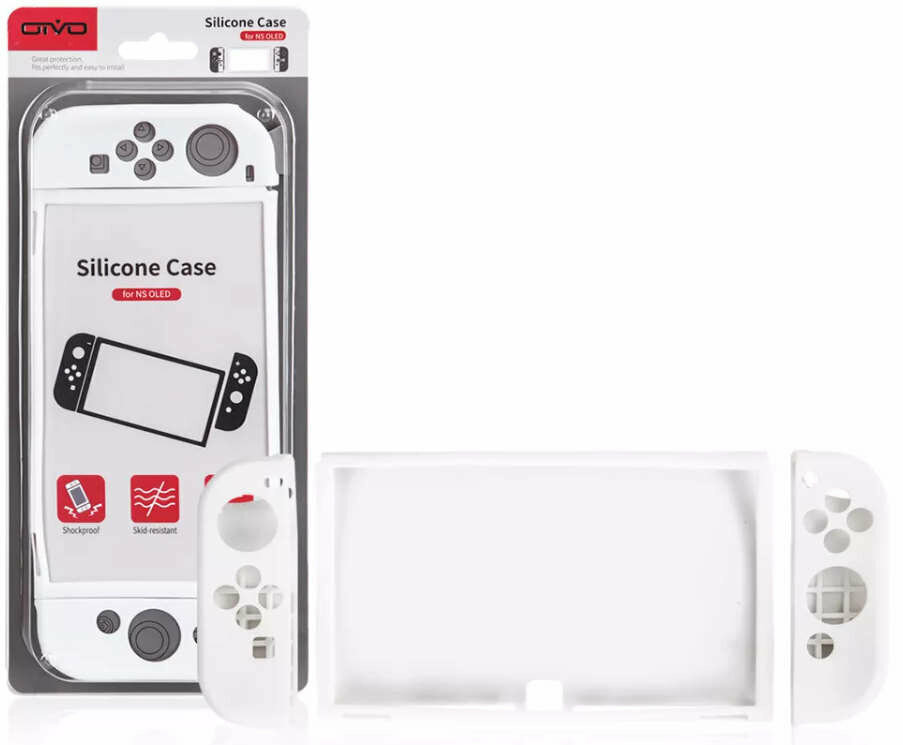 Силиконовый чехол для Nintendo Switch (OIVO IV-SW155W) White
