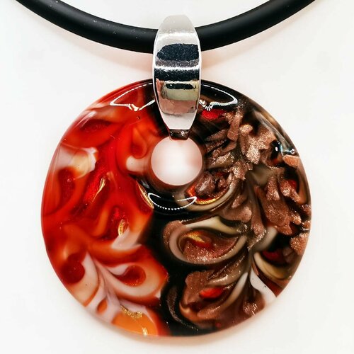 Подвеска Venezia, красный, коричневый